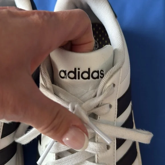 Adidas Classic Leather Grand Court B&W Sneakers Women’s Sz 8.5! - Picture 3 of 8